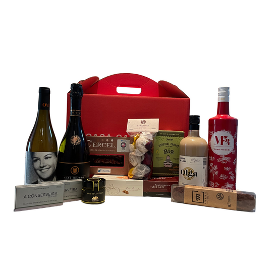 Lote de Navidad 2025 número 4 con productos gourmet gallegos - Casa Canducho
