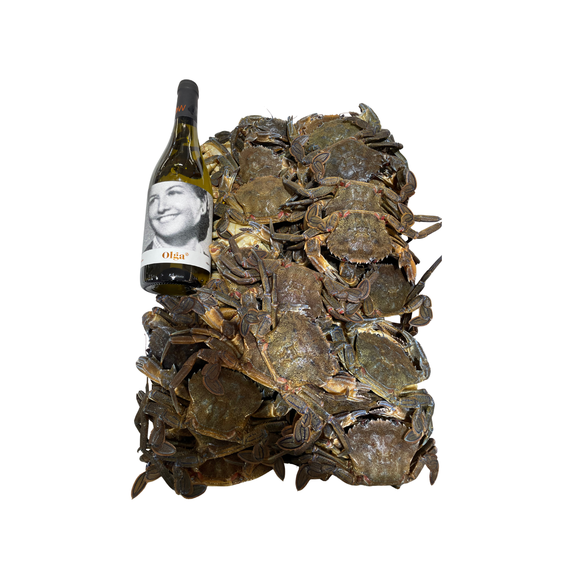 Nécora gallega EXTRA de la Lonja de O Grove con vino Albariño Olga – marisco gallego fresco Casa Canducho